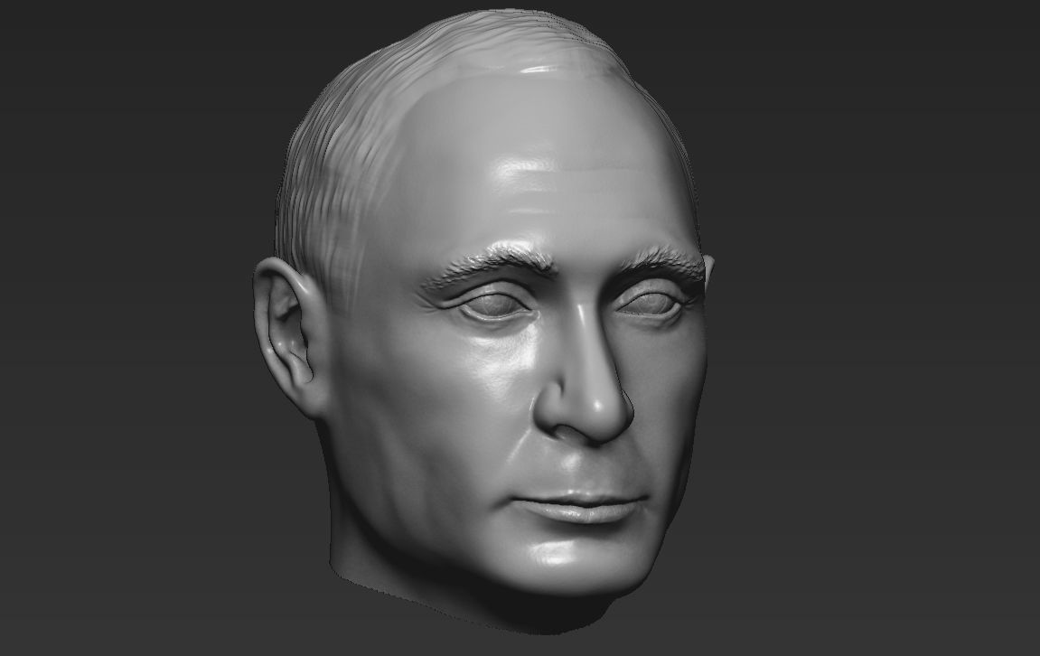 Vladimir Putin standard version only mesh 3D model_11