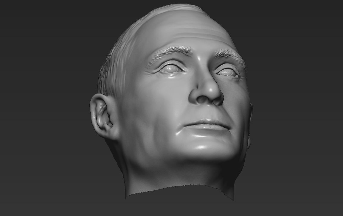 Vladimir Putin standard version only mesh 3D model_8