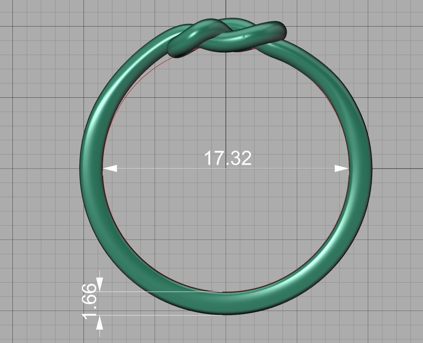 The Knot ring 3dmodel 3D print model_10