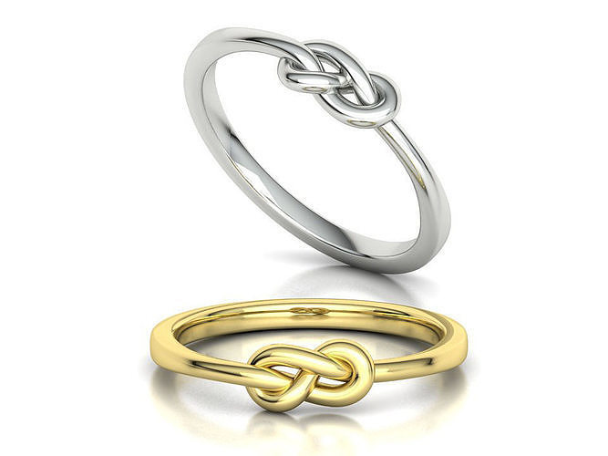 The Knot ring 3dmodel 3D print model