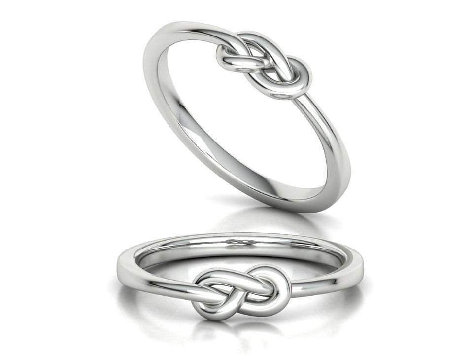 The Knot ring 3dmodel 3D print model_4