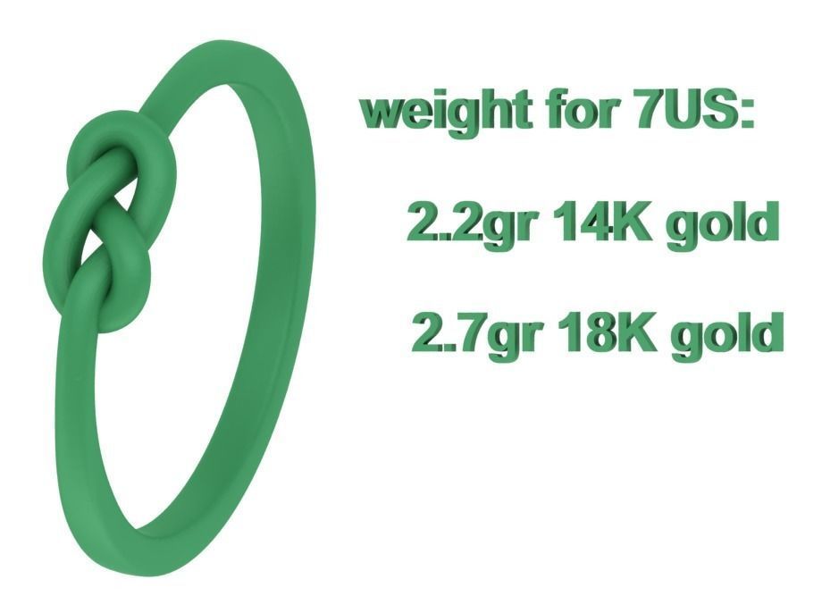 The Knot ring 3dmodel 3D print model_11