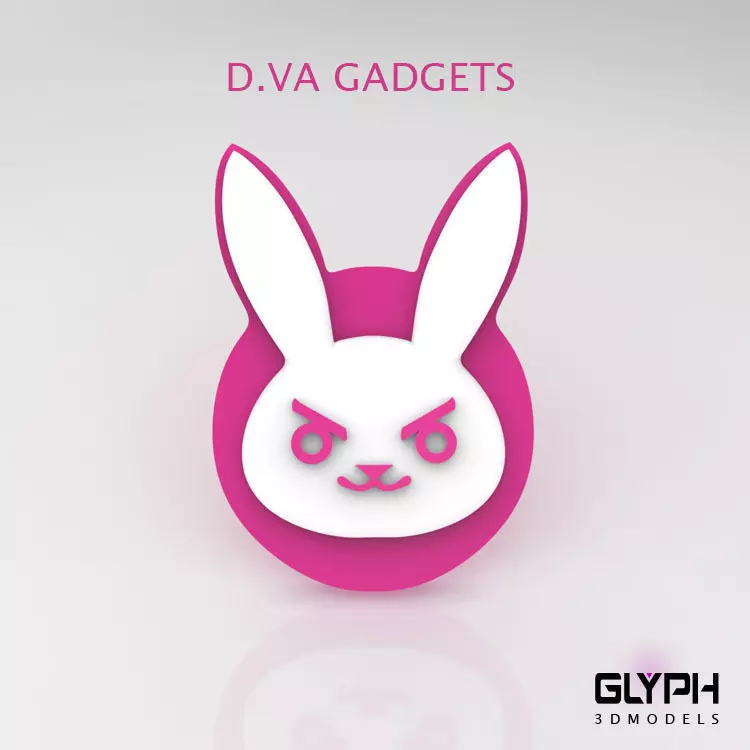 Dva Overwatch gadgets 3D print model_0