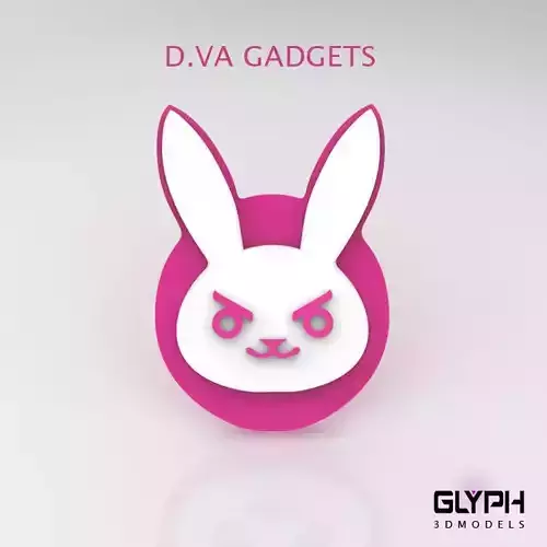 Dva Overwatch gadgets 3D print model