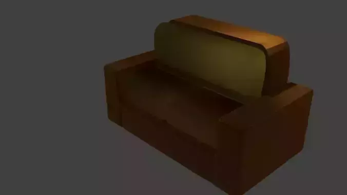 comfy couch 3D model