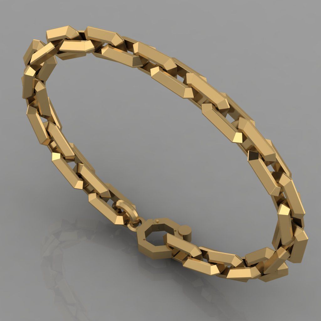 bracelet 129 3D print model_3