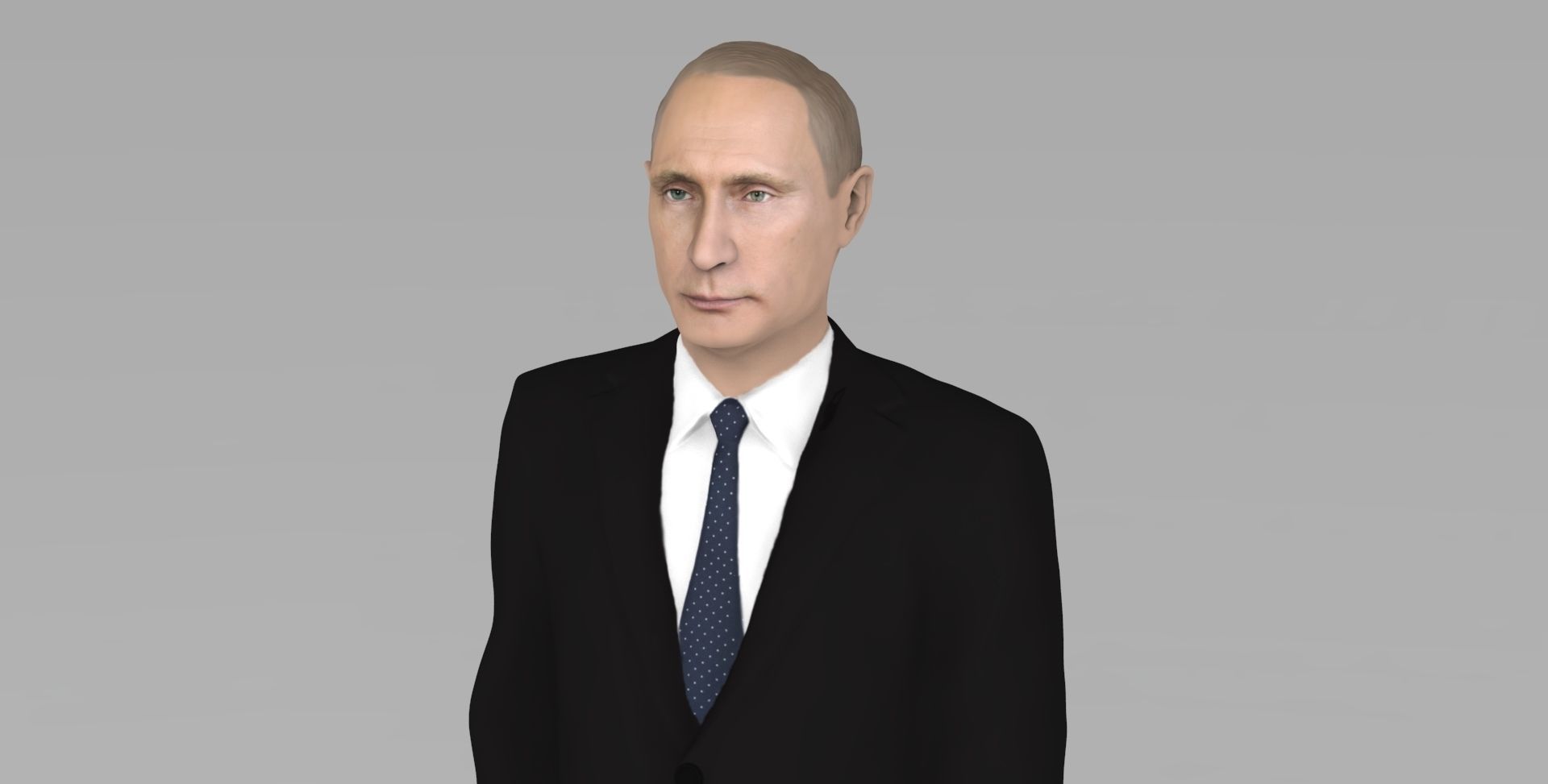 Vladimir Putin ready for full color 3D printing 3D print model_5