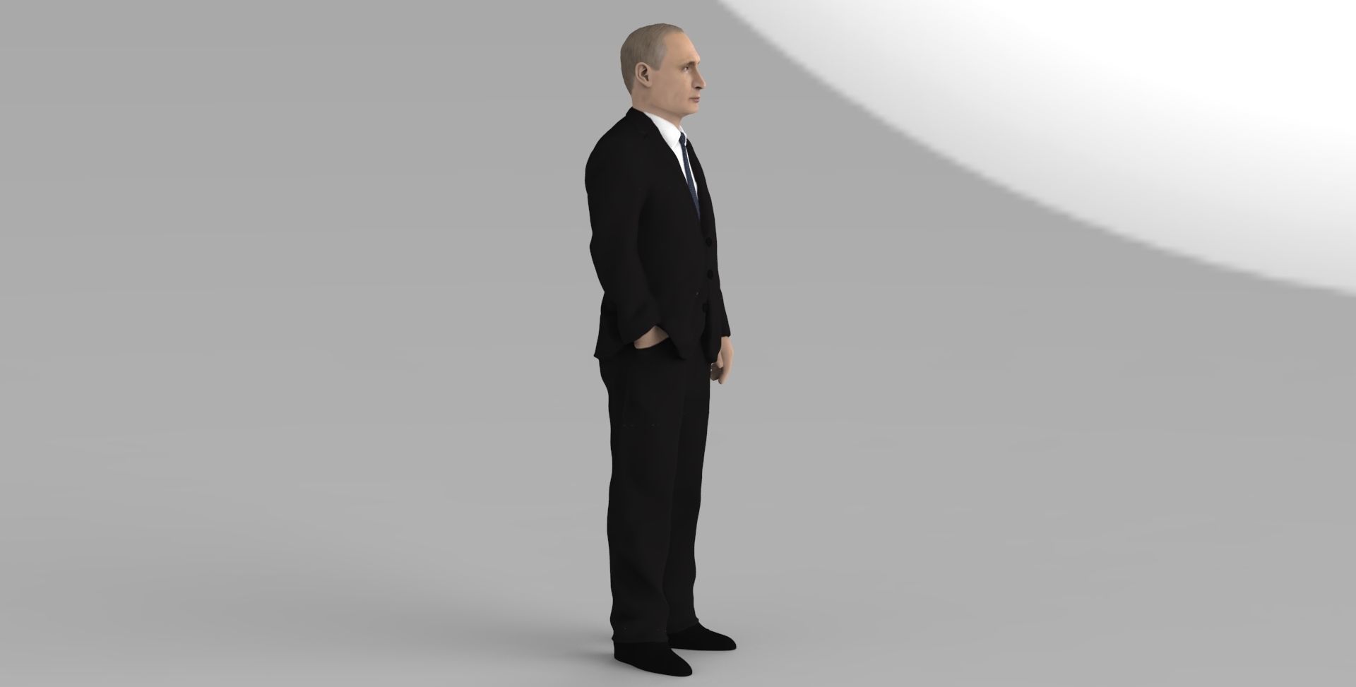 Vladimir Putin ready for full color 3D printing 3D print model_6