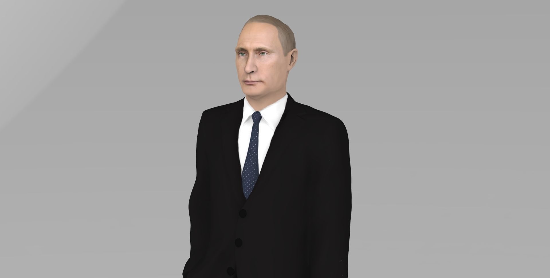 Vladimir Putin ready for full color 3D printing 3D print model_13