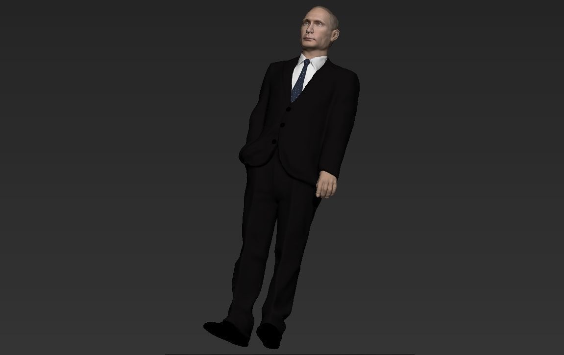 Vladimir Putin ready for full color 3D printing 3D print model_34
