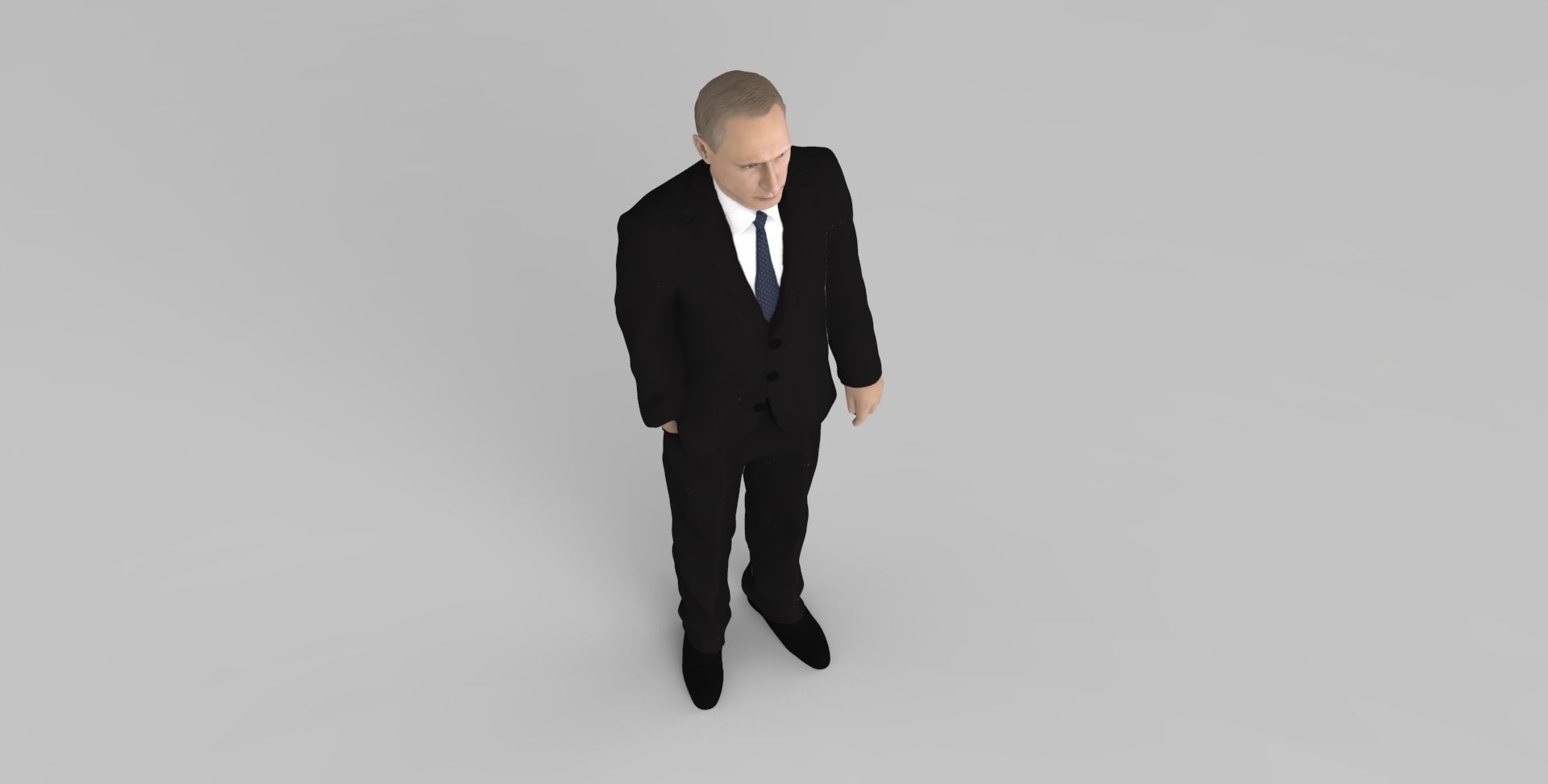 Vladimir Putin ready for full color 3D printing 3D print model_16