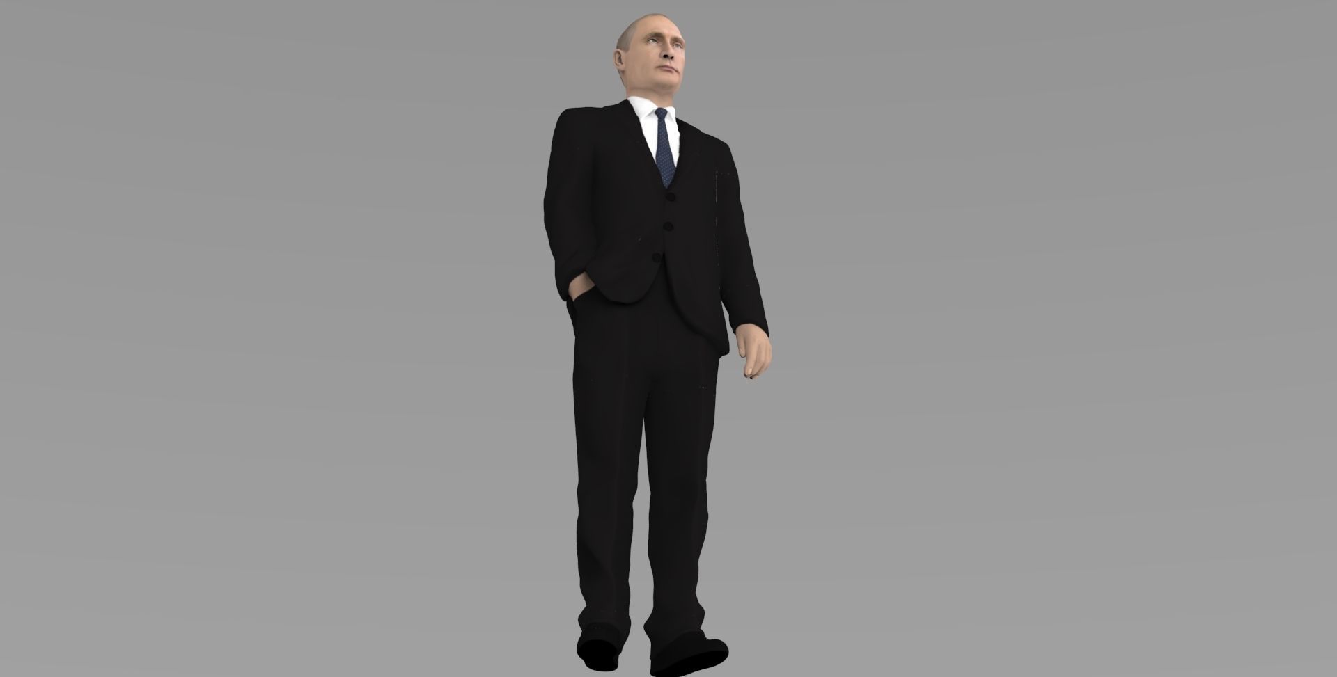 Vladimir Putin ready for full color 3D printing 3D print model_19