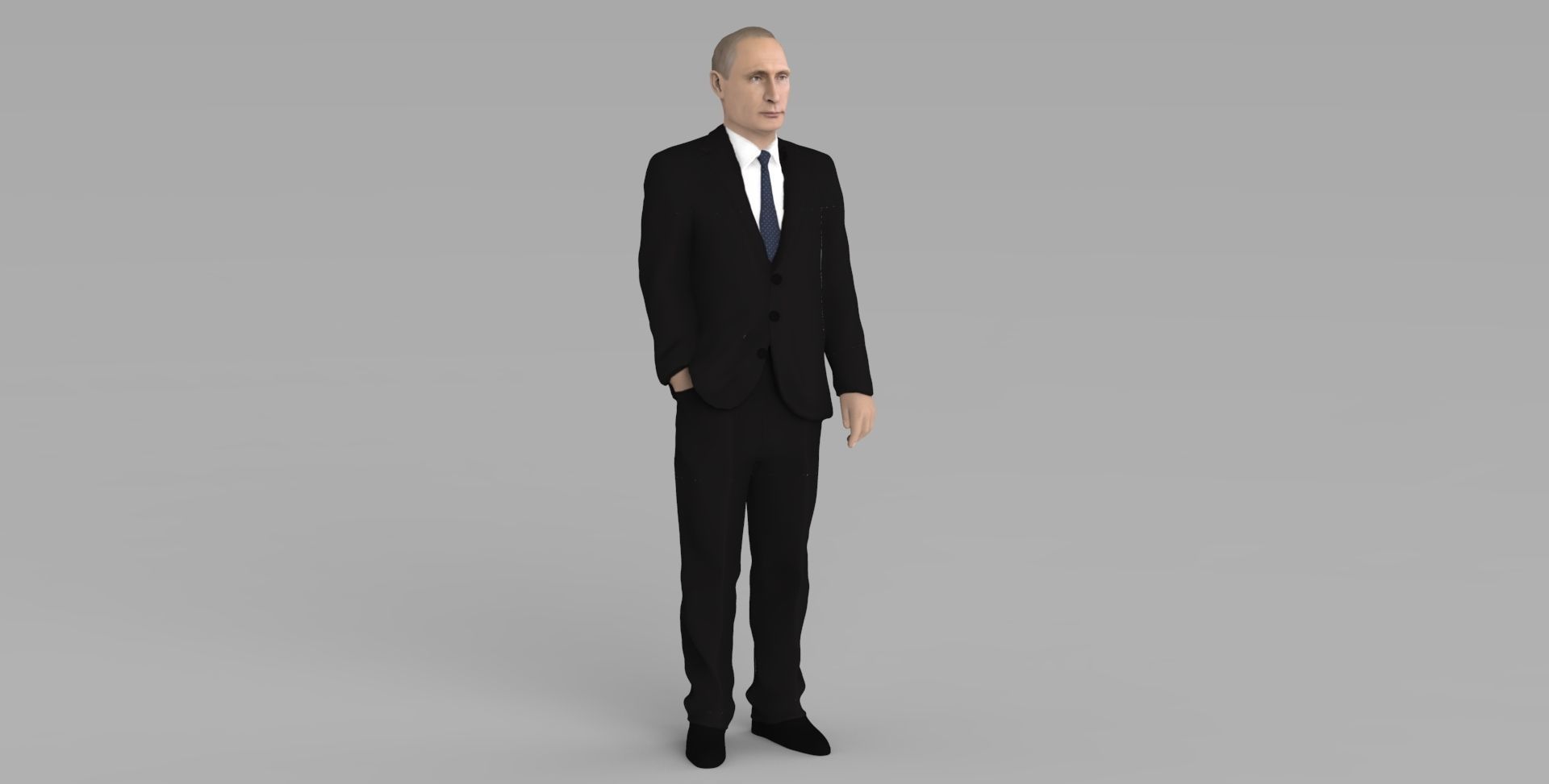 Vladimir Putin ready for full color 3D printing 3D print model_3