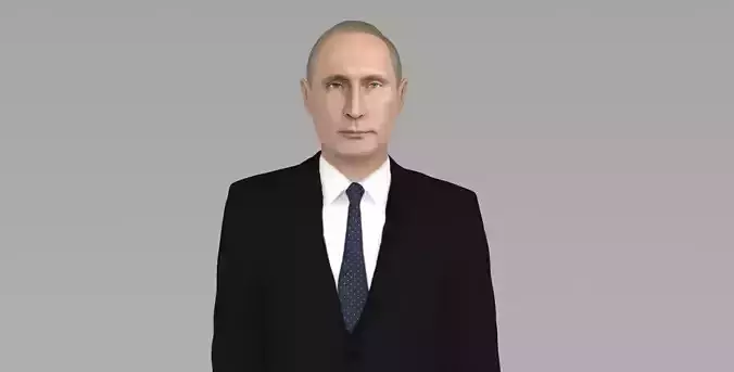 Vladimir Putin ready for full color 3D printing 3D print model