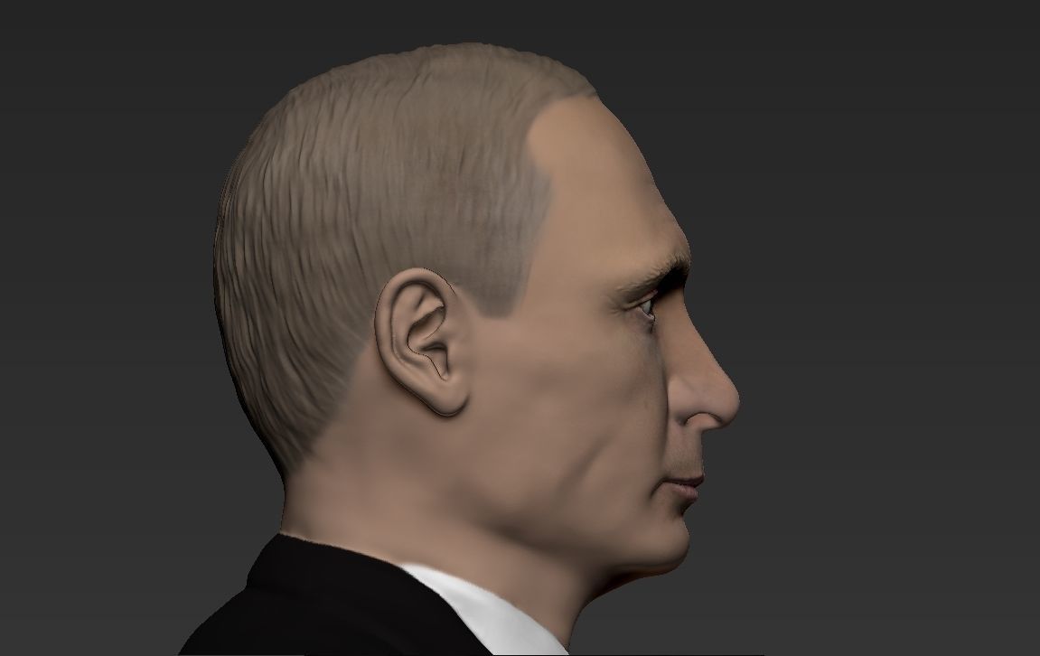 Vladimir Putin ready for full color 3D printing 3D print model_31