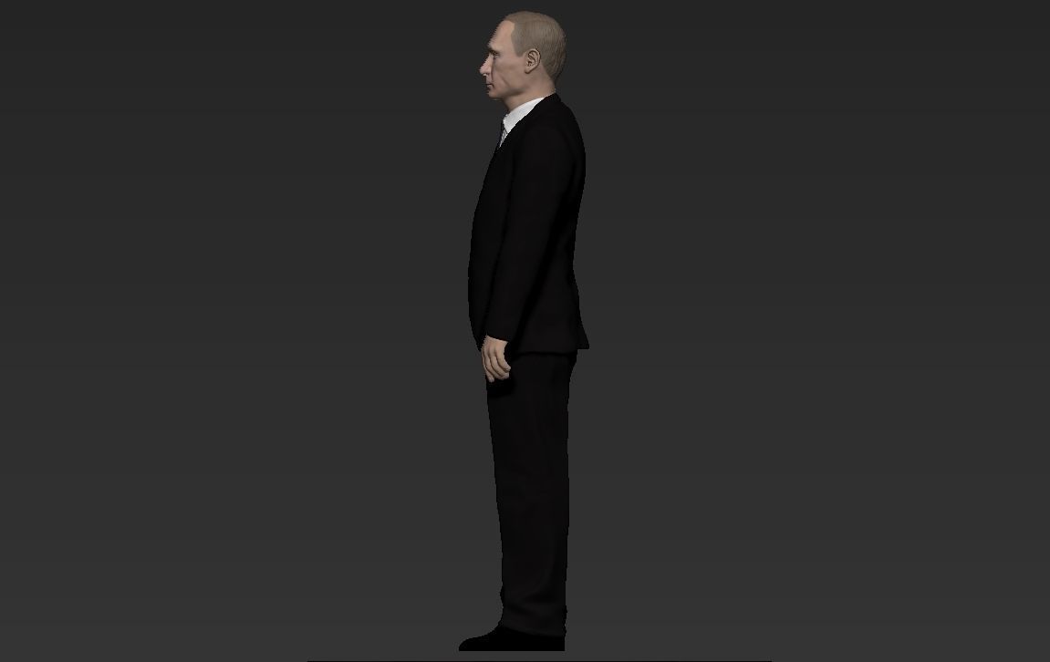 Vladimir Putin ready for full color 3D printing 3D print model_30