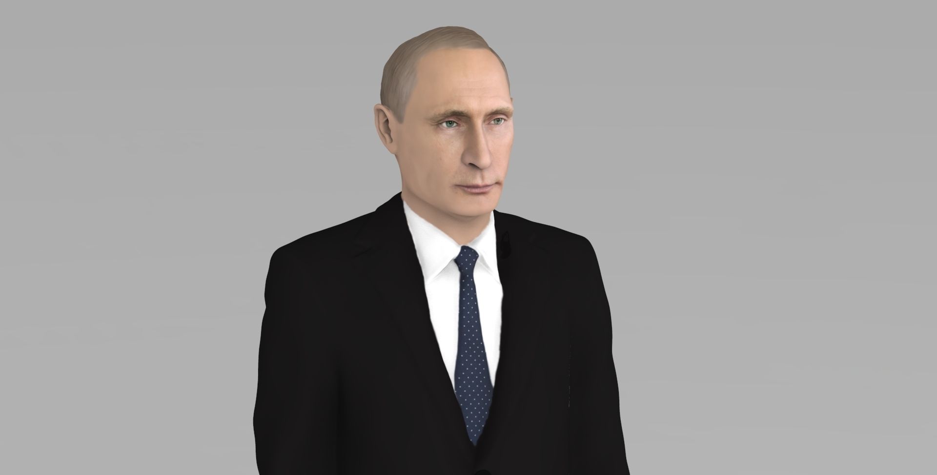 Vladimir Putin ready for full color 3D printing 3D print model_1