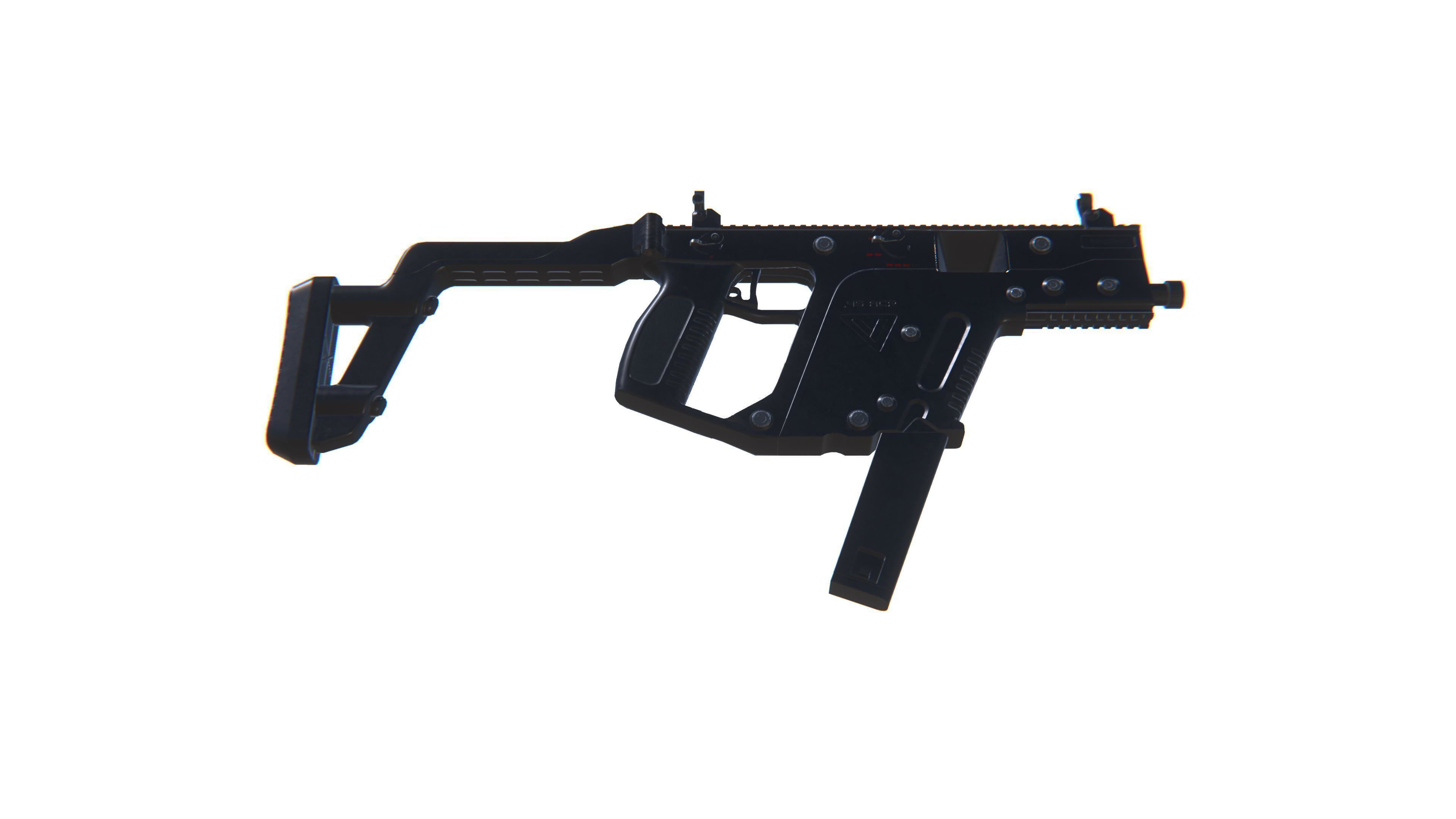 SMG Kriss Vector Low-poly 3D model_11