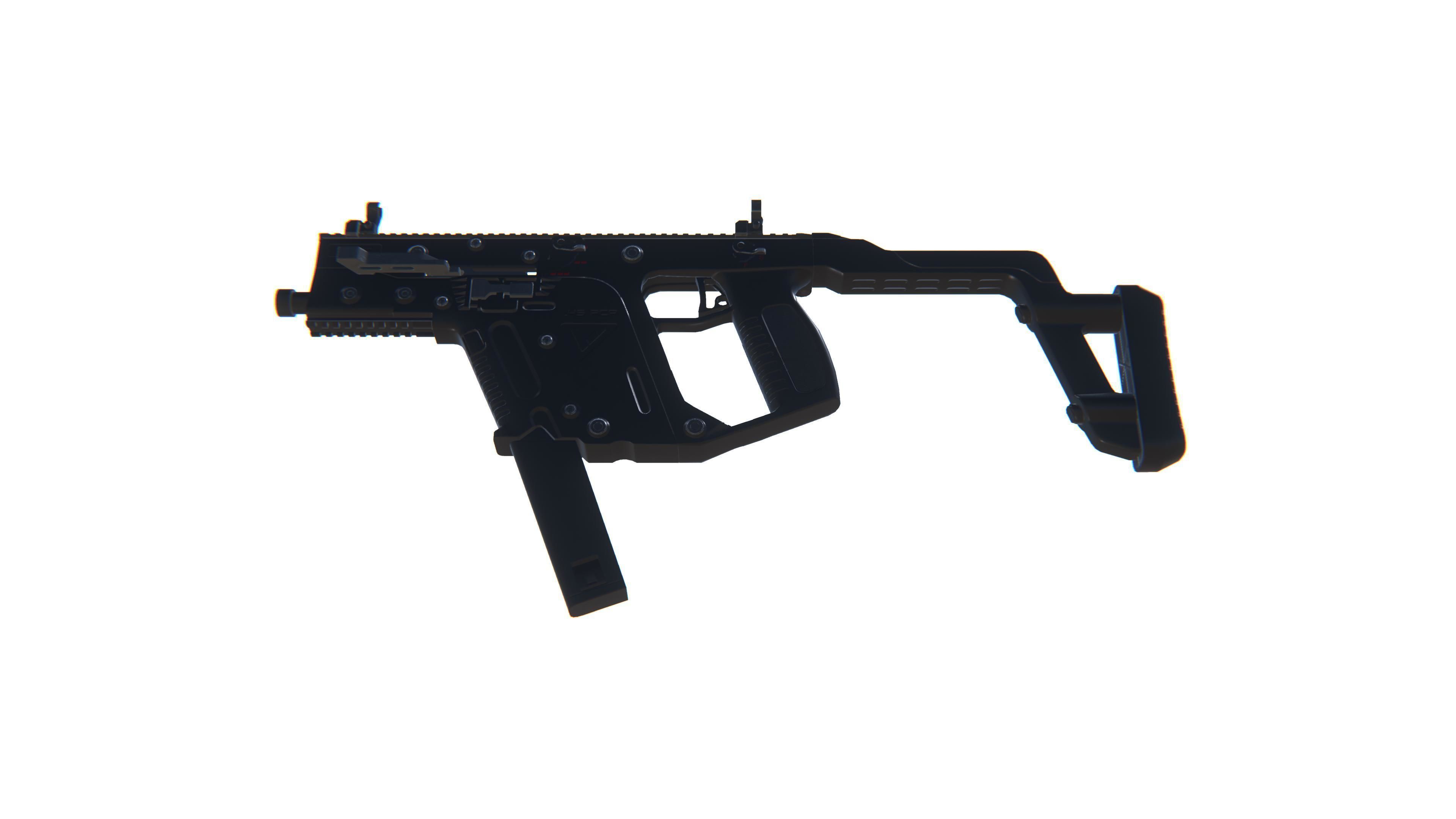 SMG Kriss Vector Low-poly 3D model_15