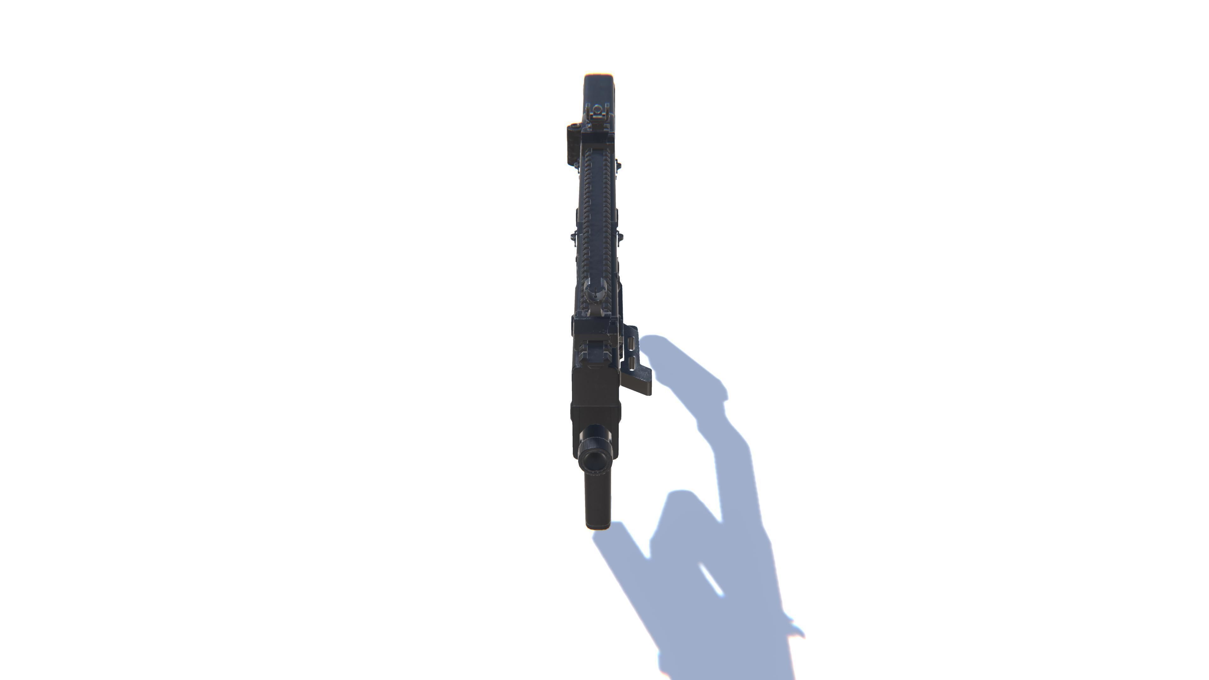 SMG Kriss Vector Low-poly 3D model_8