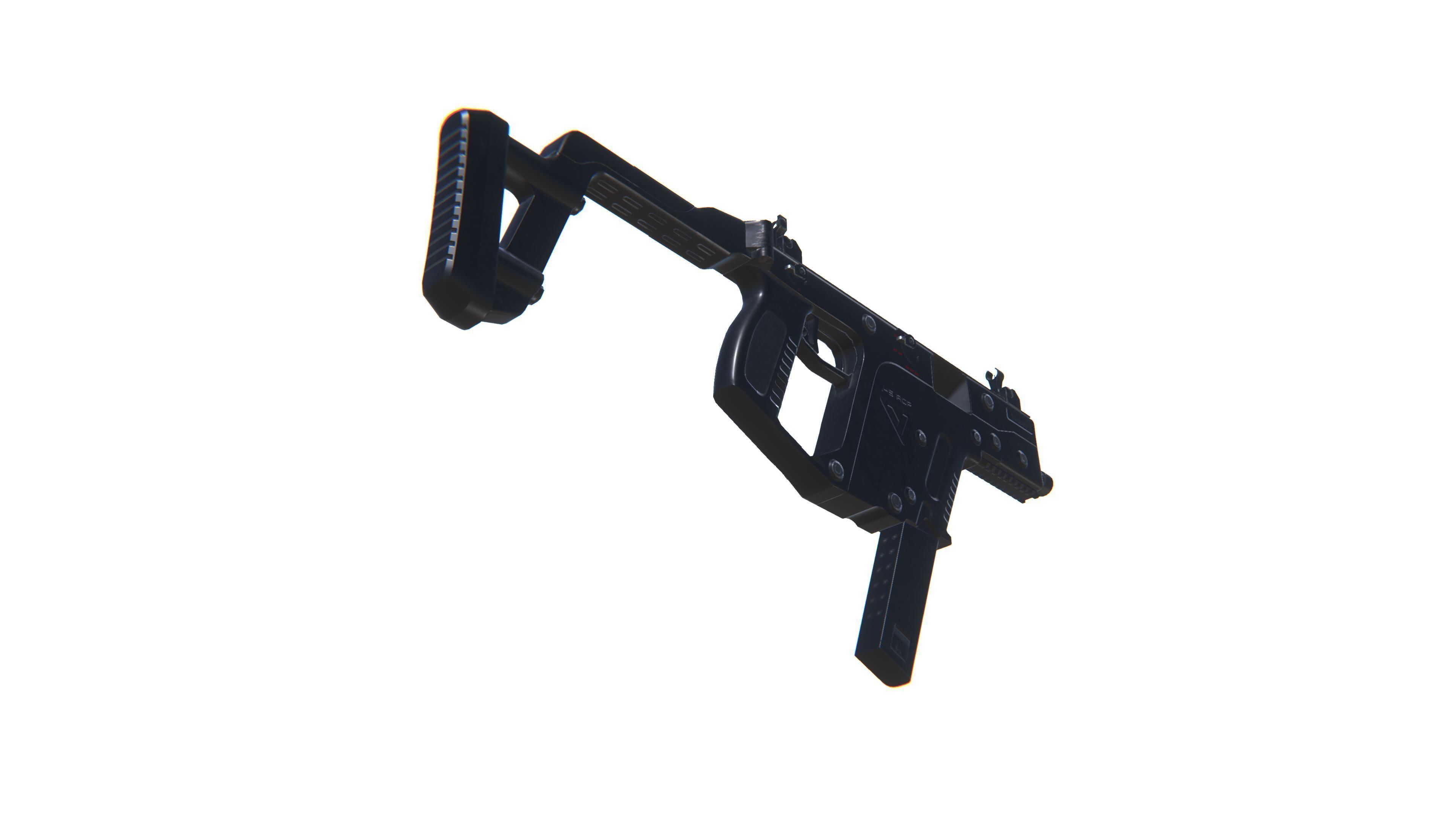 SMG Kriss Vector Low-poly 3D model_12