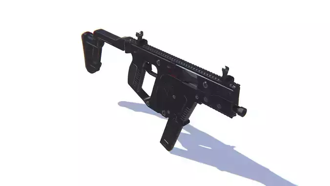 SMG Kriss Vector Low-poly 3D model