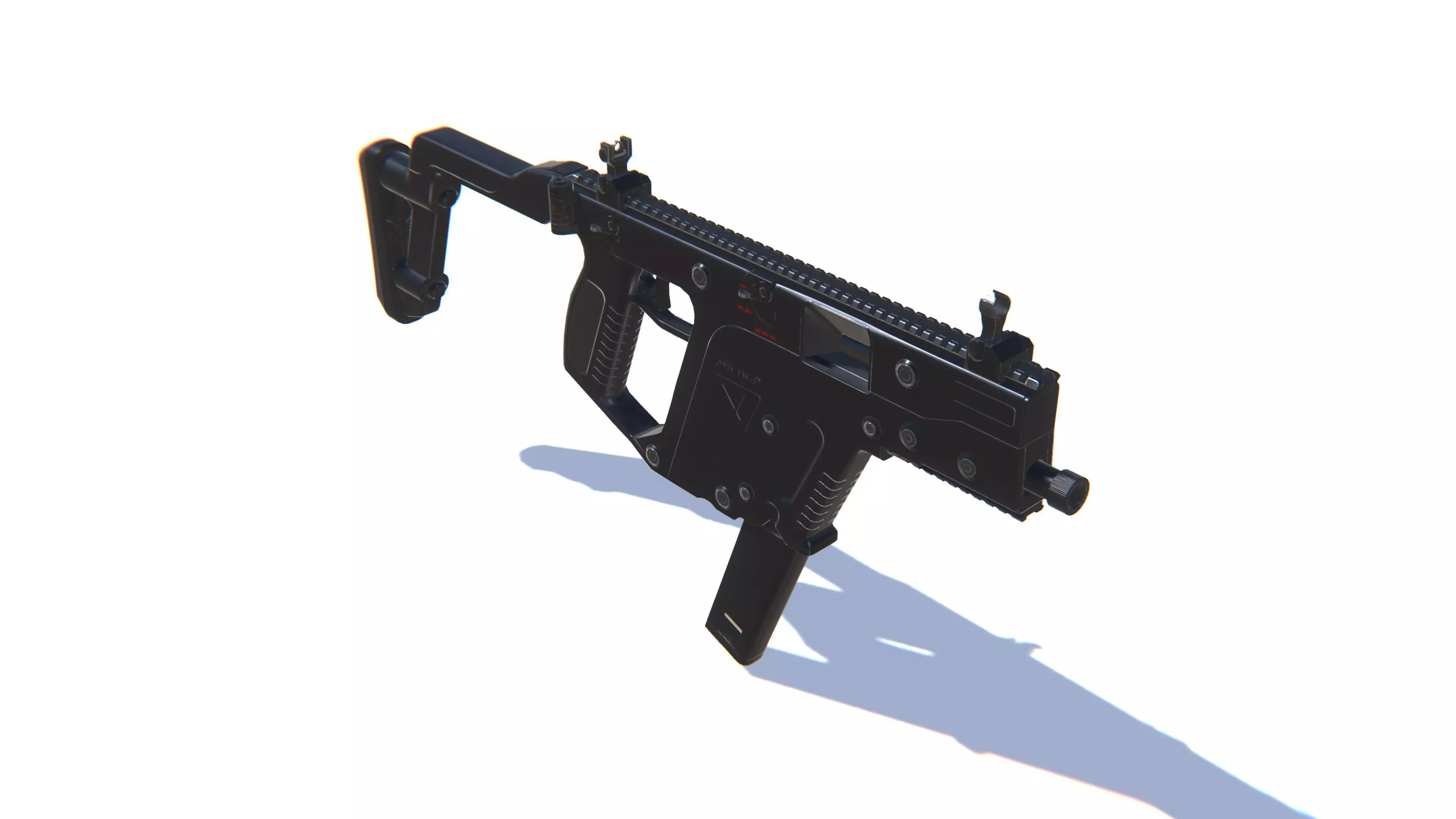 SMG Kriss Vector Low-poly 3D model_0