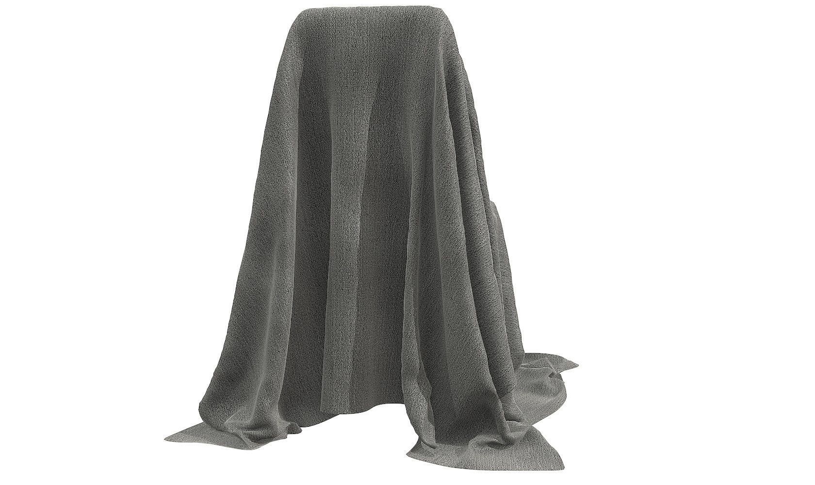 Fabric Cover V3 Low-poly 3D model_5