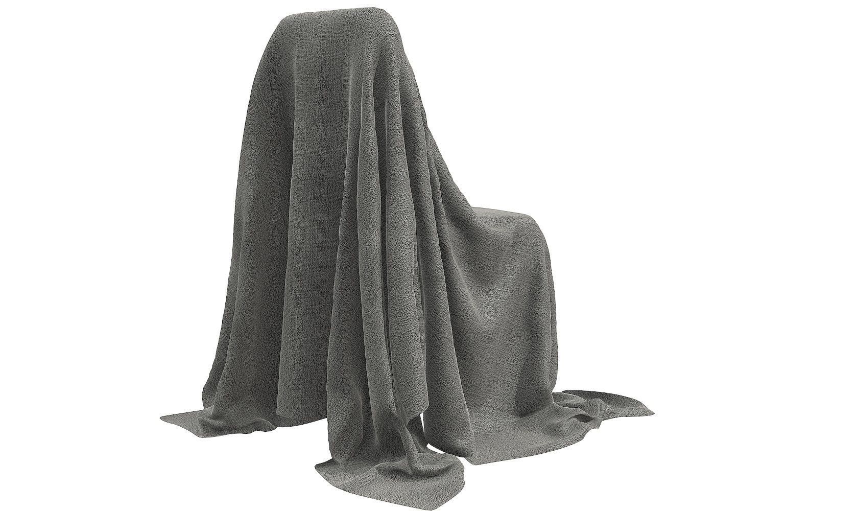 Fabric Cover V3 Low-poly 3D model_4