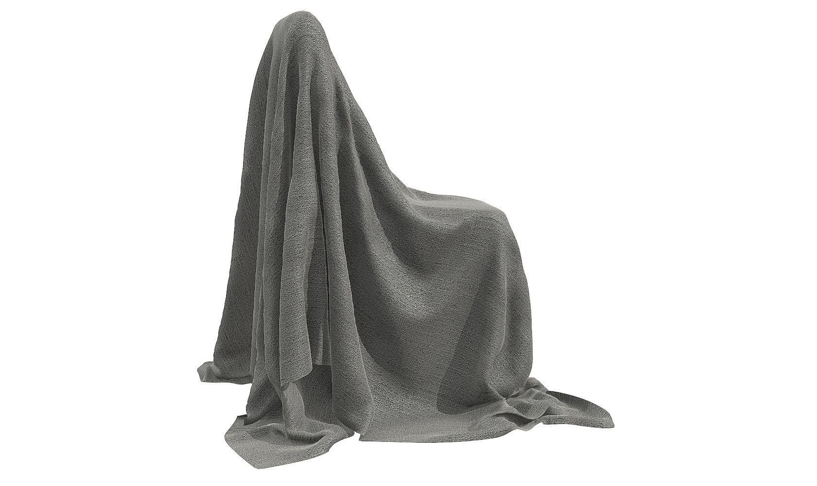 Fabric Cover V3 Low-poly 3D model_3