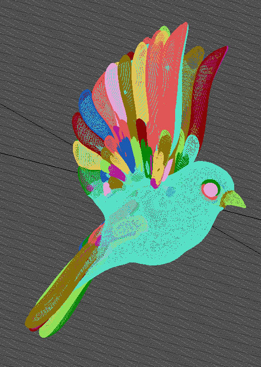 bird tit bullfinch 3D print model_6