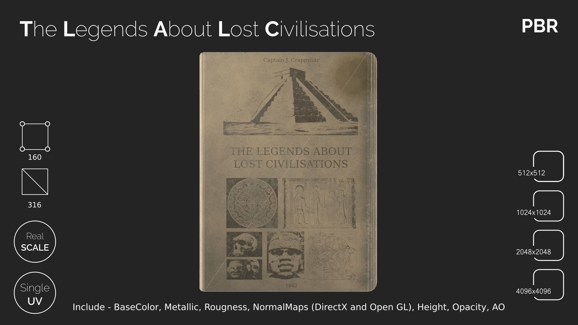 THE LEGENDS ABOUT LOST CIVILISATIONS Low-poly 3D model_13