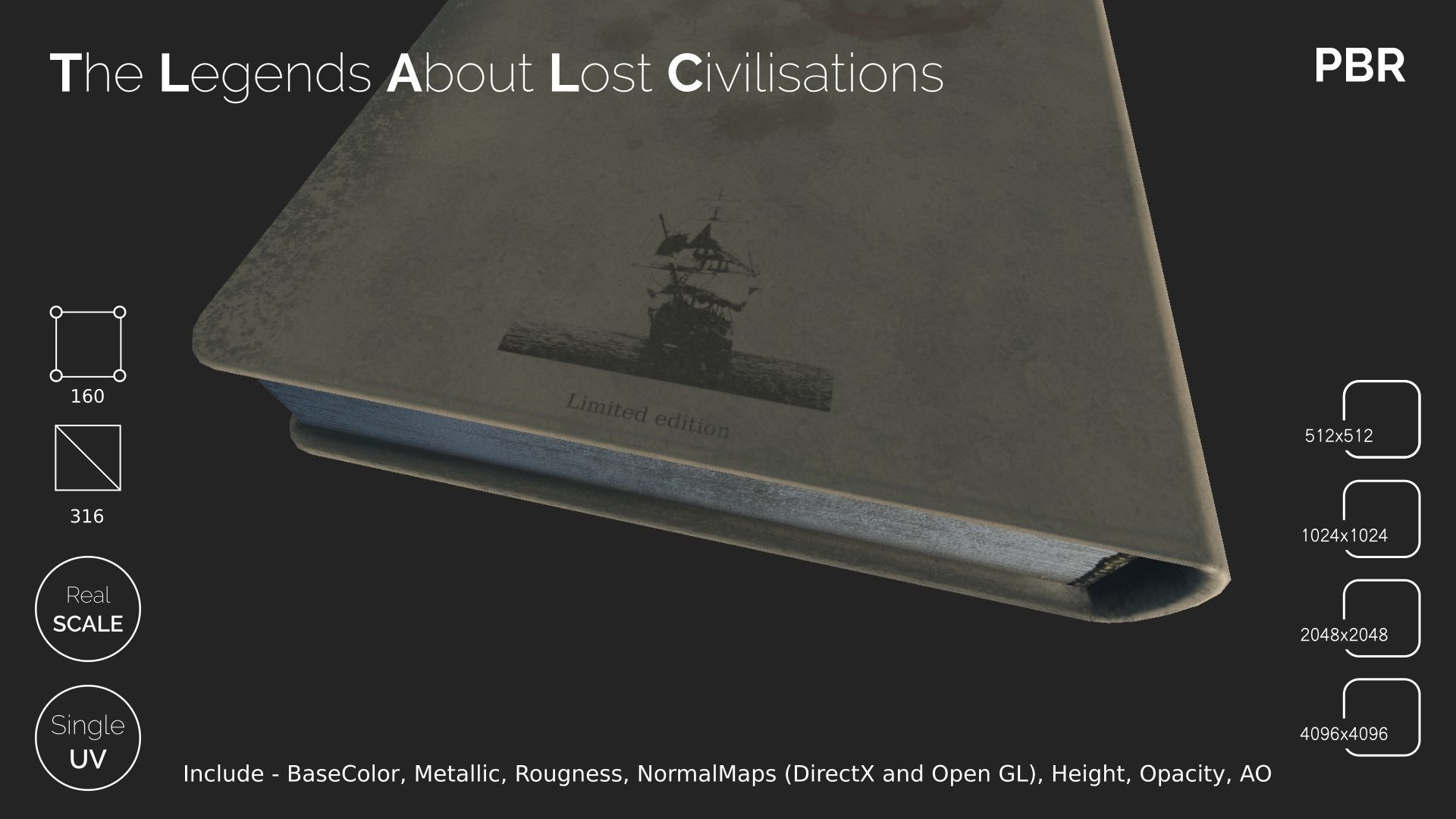 THE LEGENDS ABOUT LOST CIVILISATIONS Low-poly 3D model_10