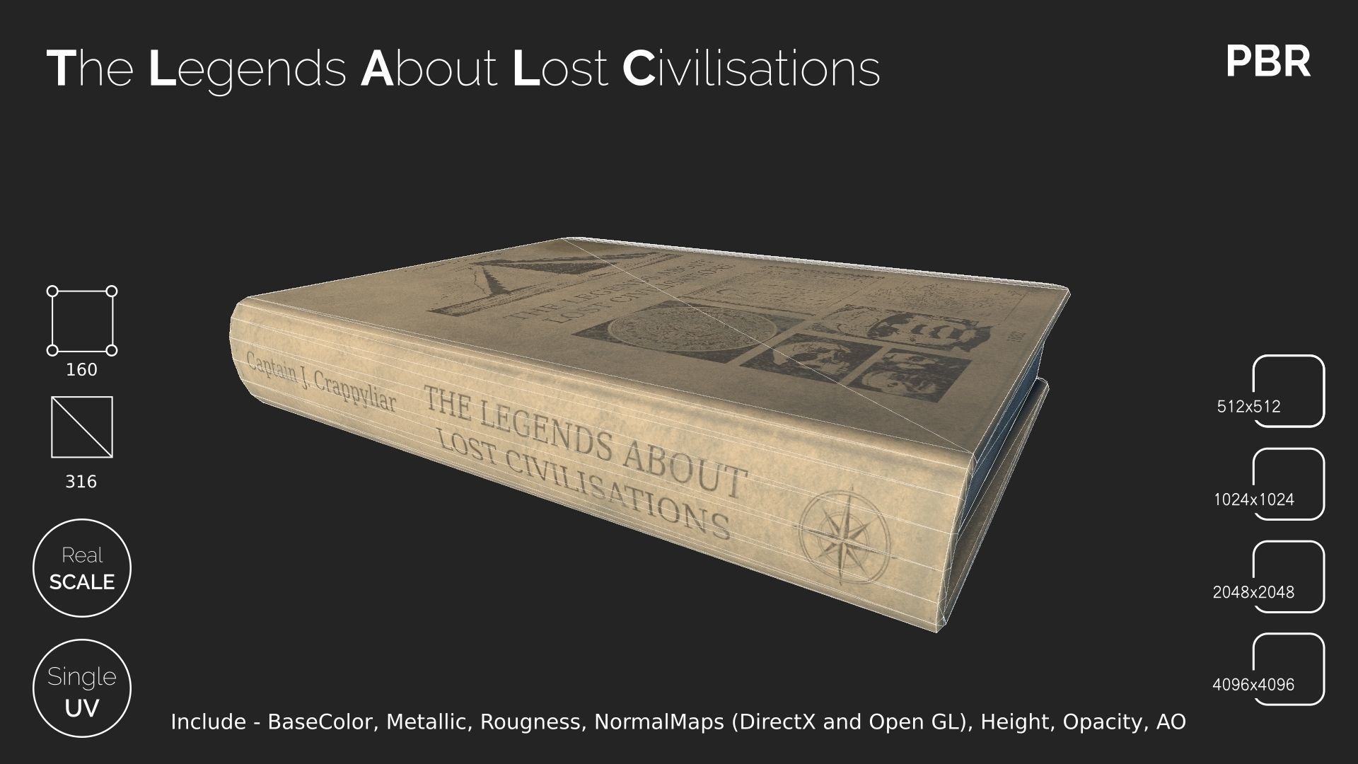 THE LEGENDS ABOUT LOST CIVILISATIONS Low-poly 3D model_5