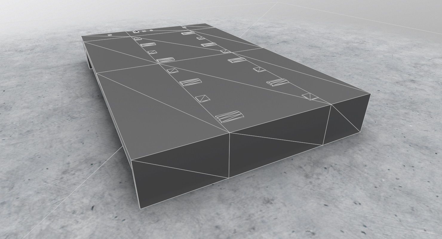 EDDB Technical Building 6 Low-poly 3D model_10