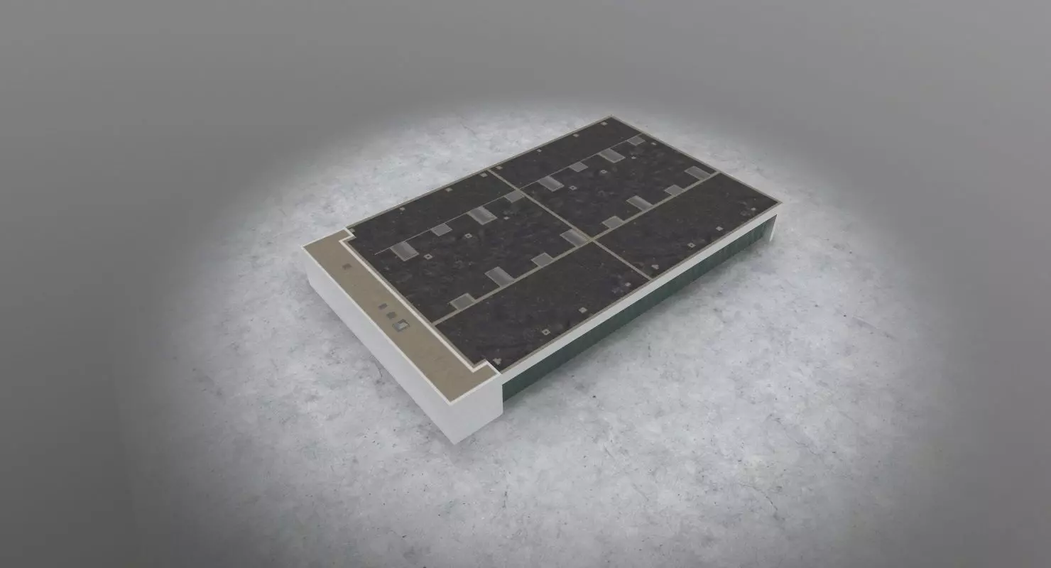 EDDB Technical Building 6 Low-poly 3D model_0