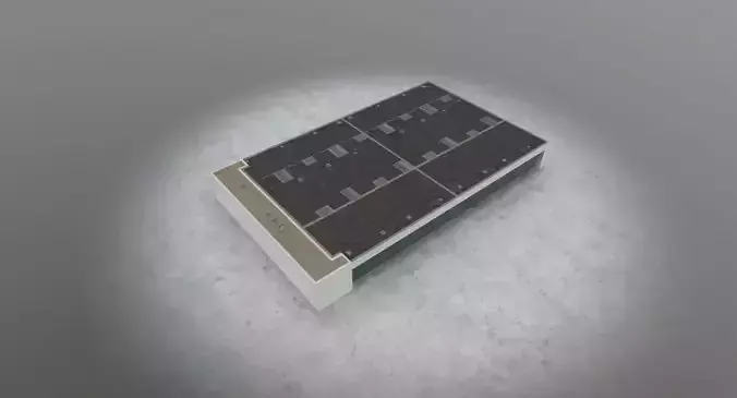 EDDB Technical Building 6 Low-poly 3D model