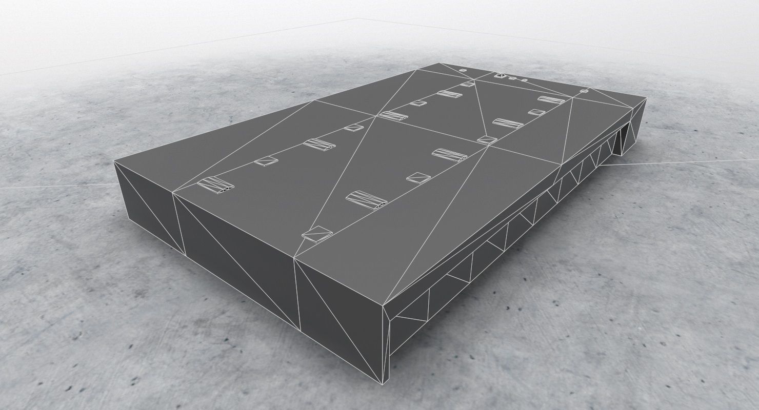 EDDB Technical Building 6 Low-poly 3D model_8