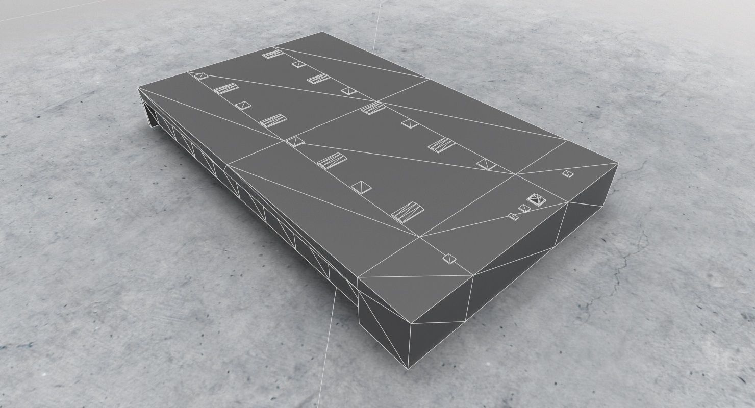 EDDB Technical Building 6 Low-poly 3D model_9