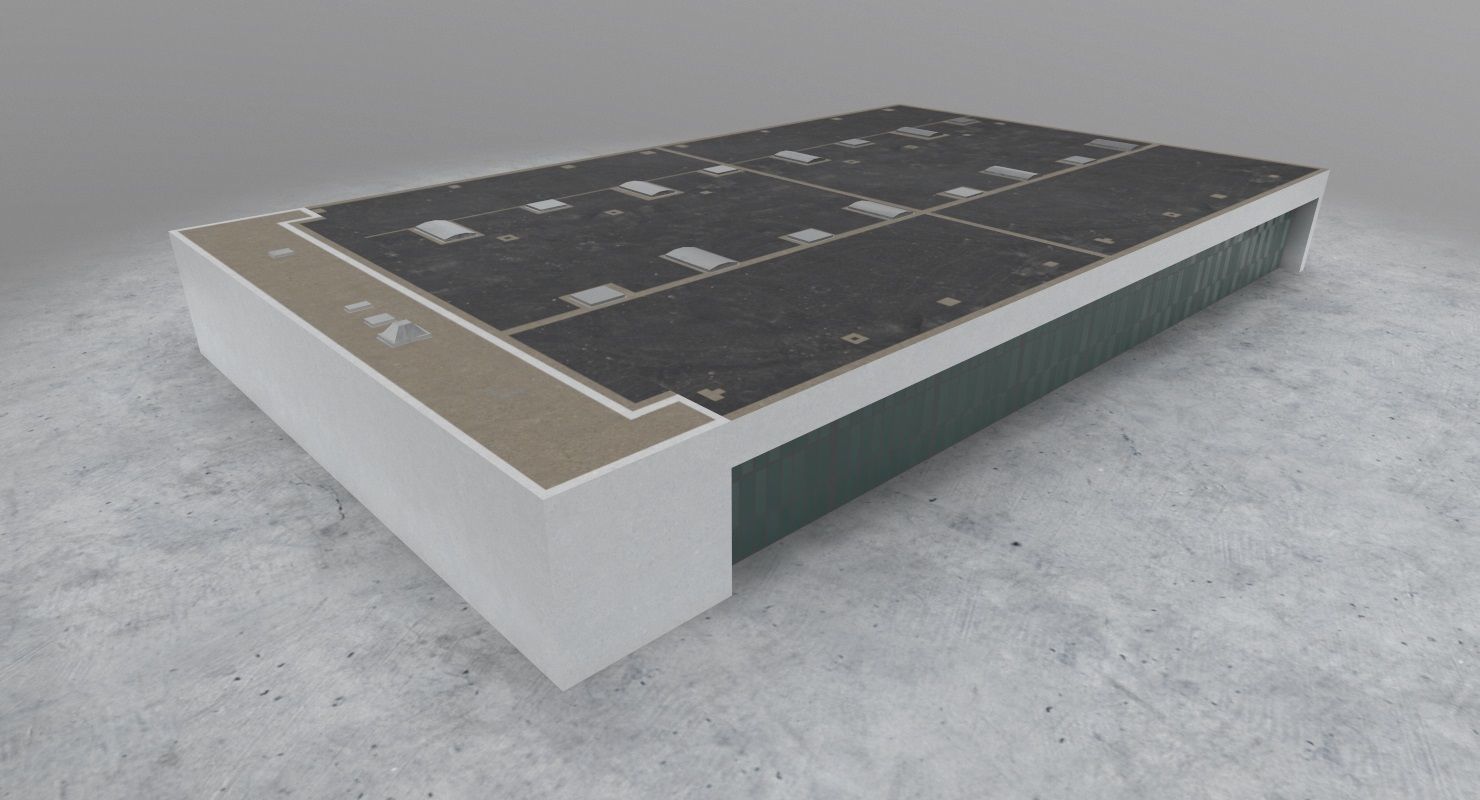 EDDB Technical Building 6 Low-poly 3D model_1