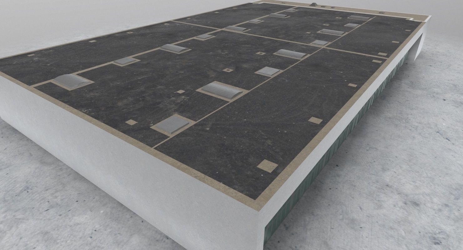 EDDB Technical Building 6 Low-poly 3D model_2