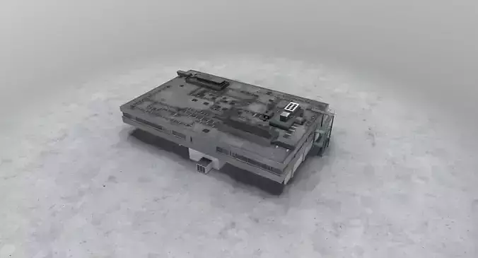 EDDF Building 1 Low-poly 3D model