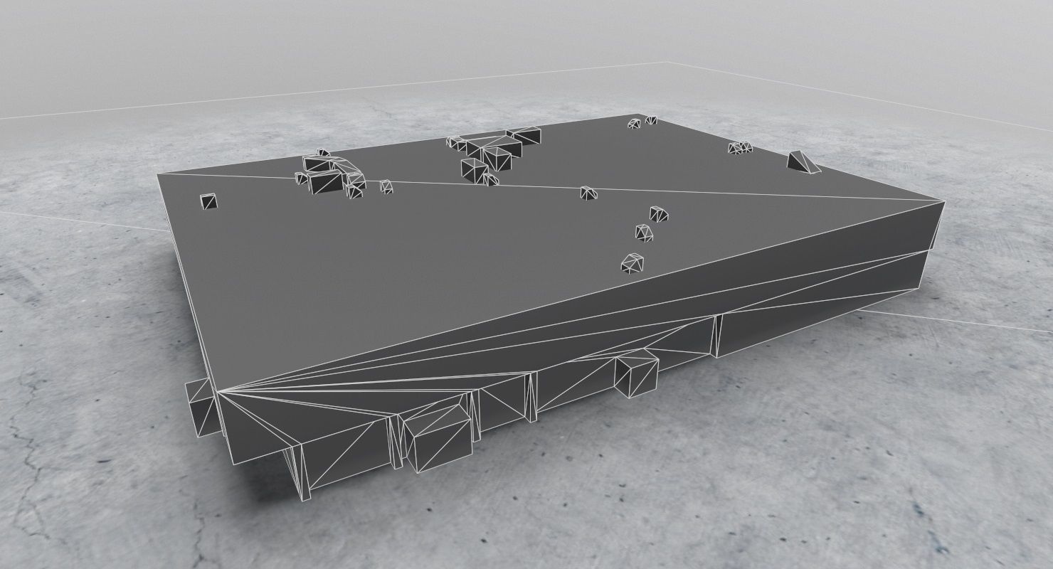 EDDF Building 2 Low-poly 3D model_11