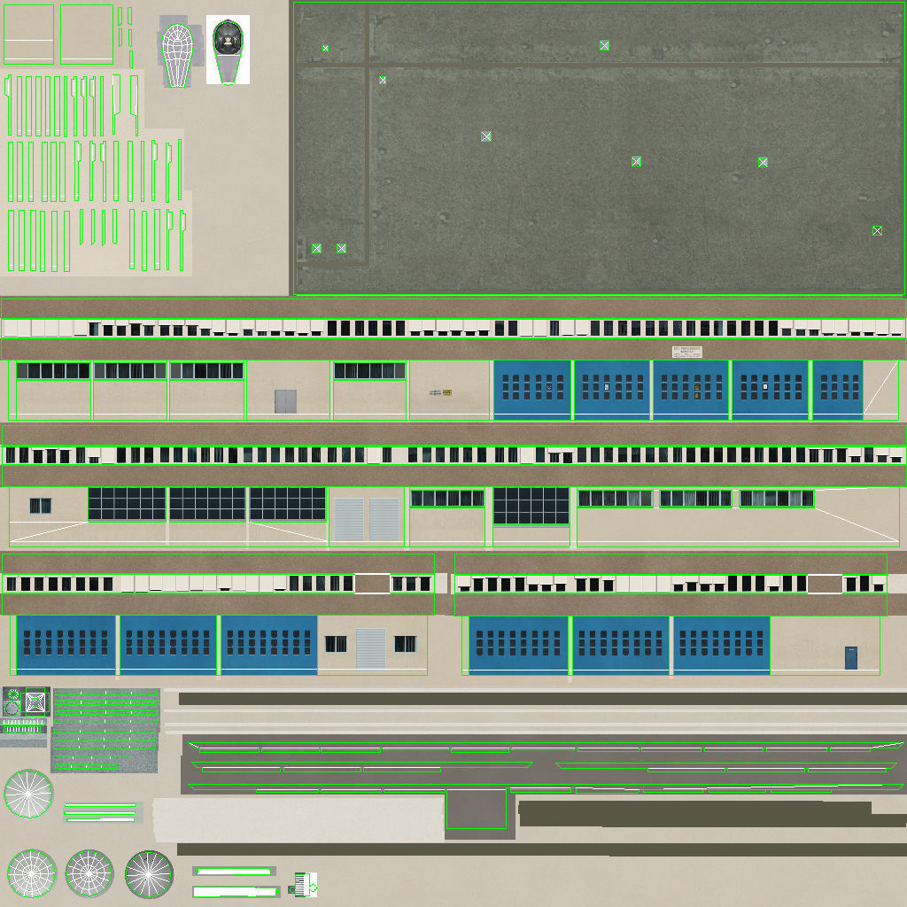 EDDF Building 3 Low-poly 3D model_11