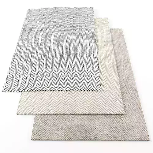 Asiatic ives rugs Low-poly 3D model