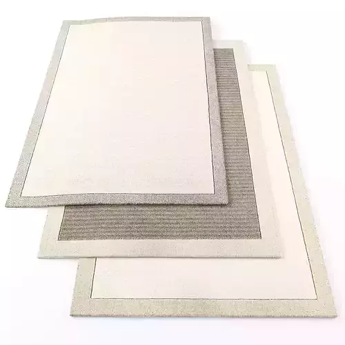Asiatic moorland rugs Low-poly 3D model