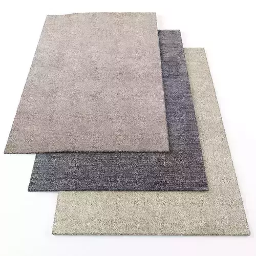 Asiatic tula rugs Low-poly 3D model