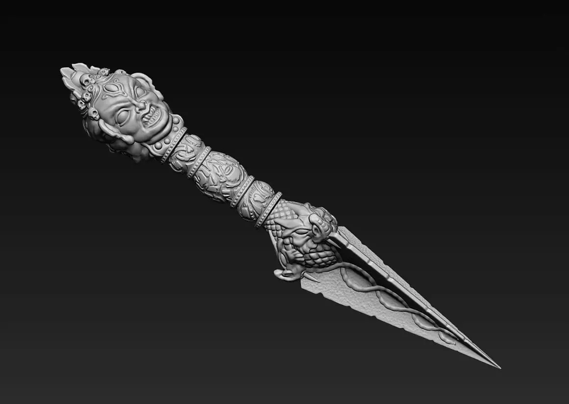 Uncharted - Phurba Dagger 3D print model_0