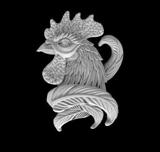 cock bird 3D print model_0