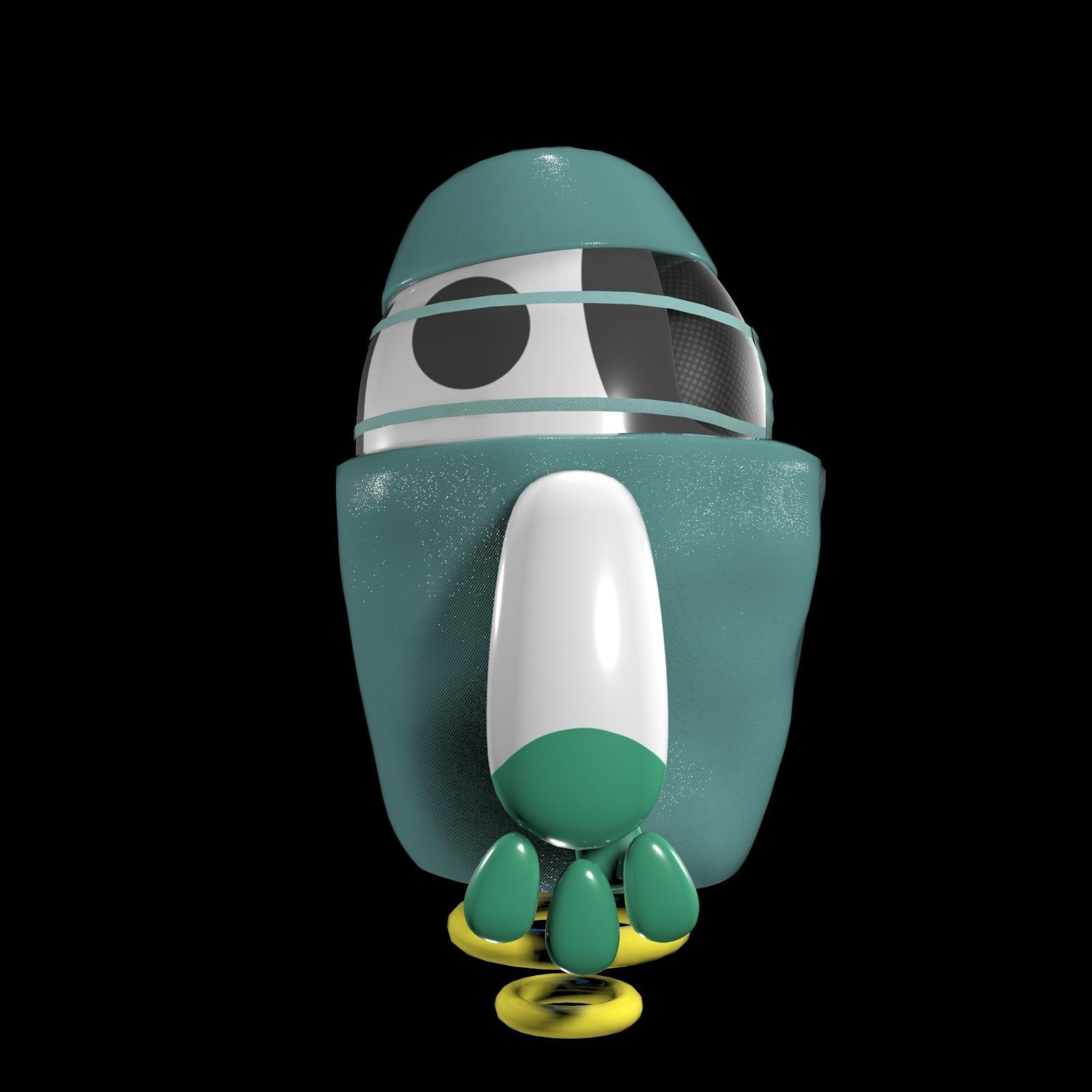 Worker Drone Surgeon Robot 3D model_1